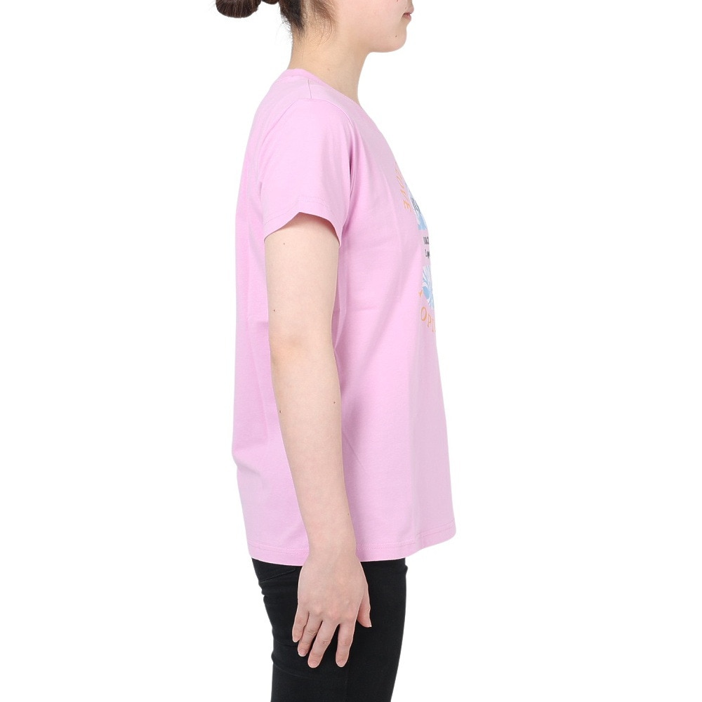 ロキシー（ROXY）（レディース）Tシャツ レディースTROPICAL LOVE 23SPRST231104PNK