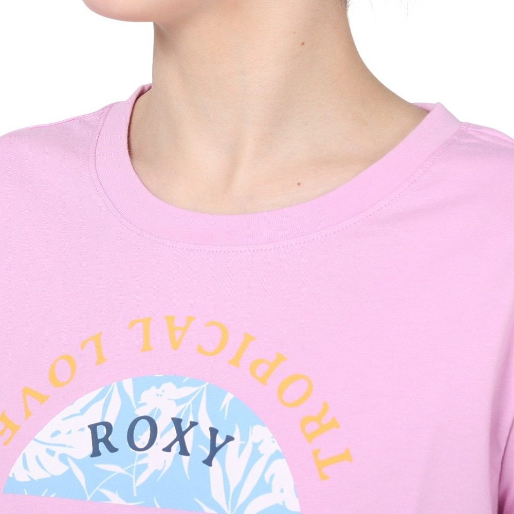 ロキシー（ROXY）（レディース）Tシャツ レディースTROPICAL LOVE 23SPRST231104PNK