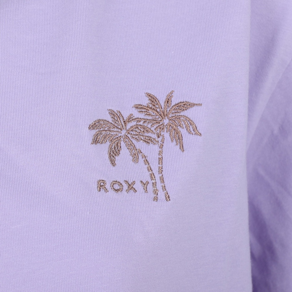 ロキシー（ROXY）（レディース）Tシャツ レディース MOONLIGHT 刺繍 23SPRST231107LAV