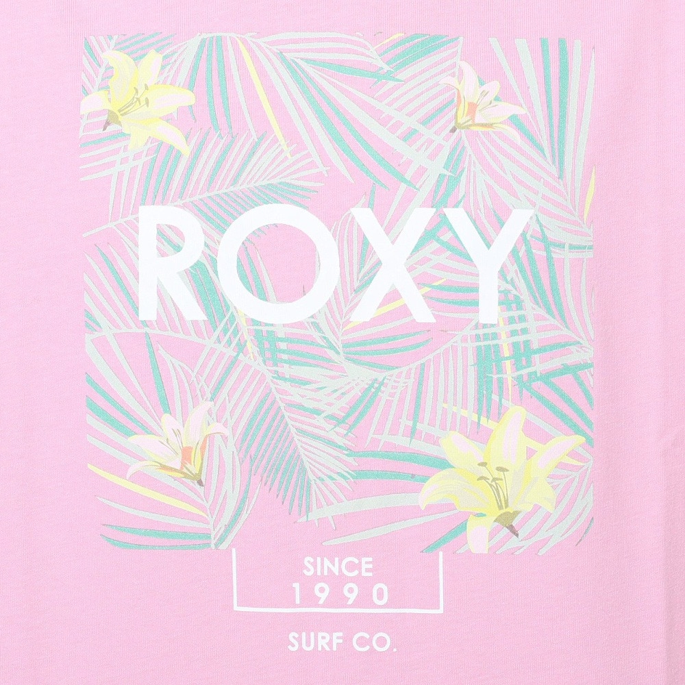 ロキシー（ROXY）（レディース）半袖Tシャツ レディース ボックス ボタニカル 23SPRST231612YPNK