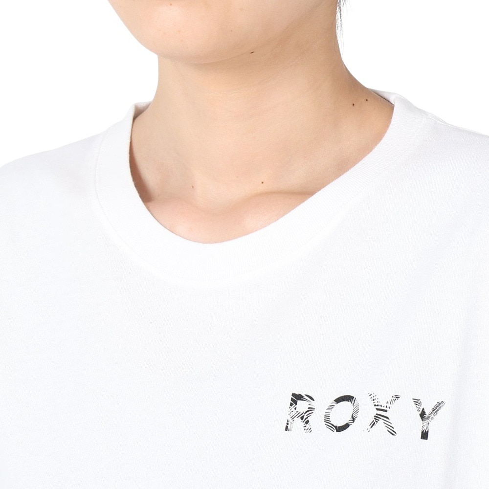 ロキシー（ROXY）（レディース）半袖Tシャツ レディース リーフ 23SPRST231613YWHT