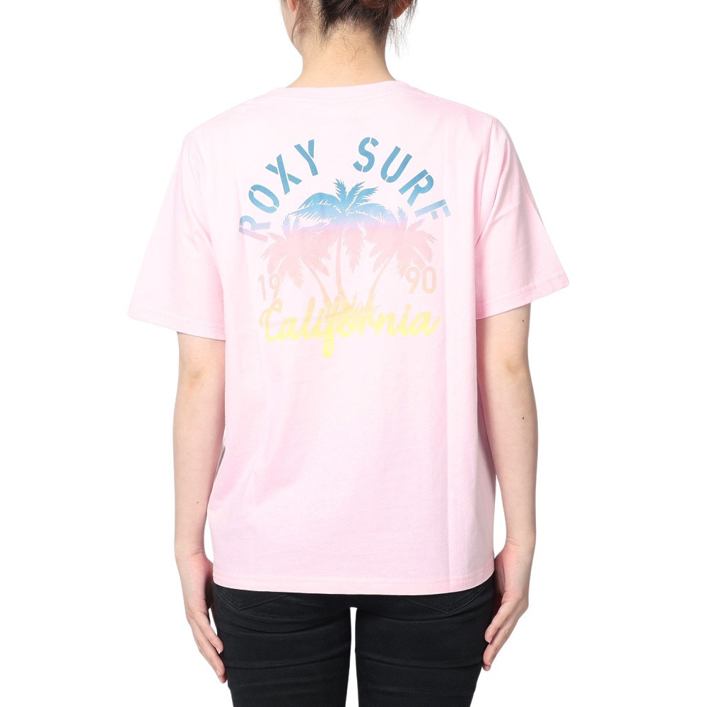 ロキシー（ROXY）（レディース）半袖Tシャツ レディース カリフォルニア1990 23SPRST231617YLPK