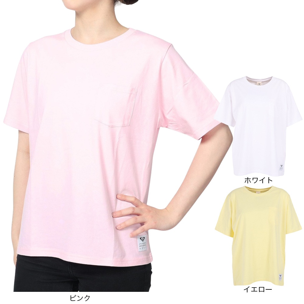 ロキシー（ROXY）（レディース）半袖Tシャツ レディース カリフォルニア1990  23SPRST231617YYEL