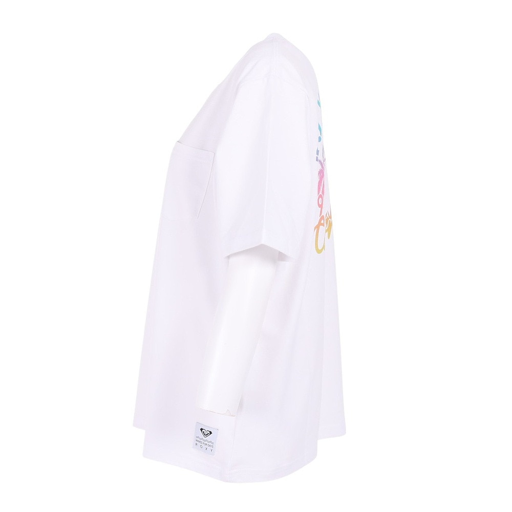 ロキシー（ROXY）（レディース）半袖Tシャツ レディース カリフォルニア1990  23SPRST231617YWHT