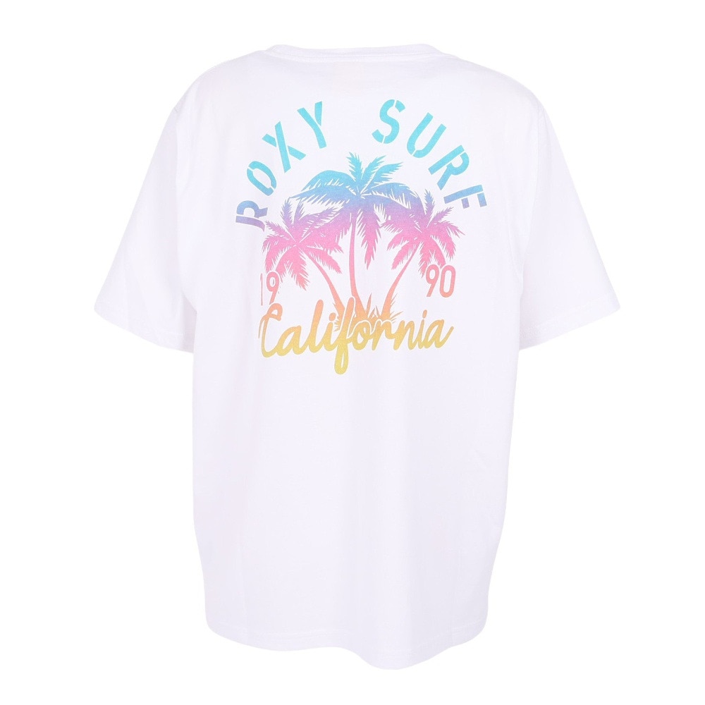 ロキシー（ROXY）（レディース）半袖Tシャツ レディース カリフォルニア1990  23SPRST231617YWHT