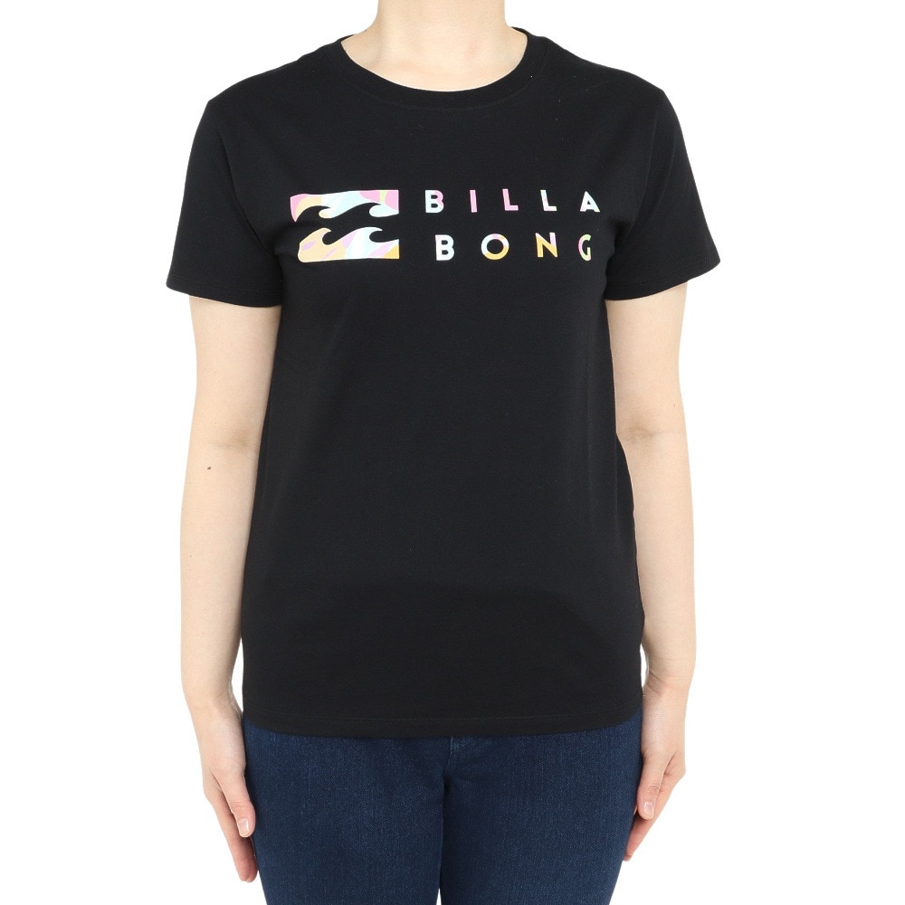 ビラボン（BILLABONG）（レディース）Tシャツ レディース ベーシックロゴ BD013200 MUL