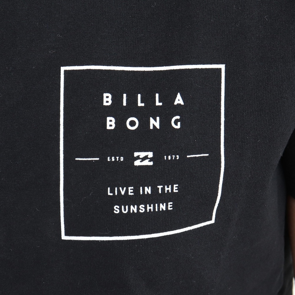 ビラボン（BILLABONG）（レディース）Tシャツ レディース SQUARE PATTEN ロゴ BD013201 BLK