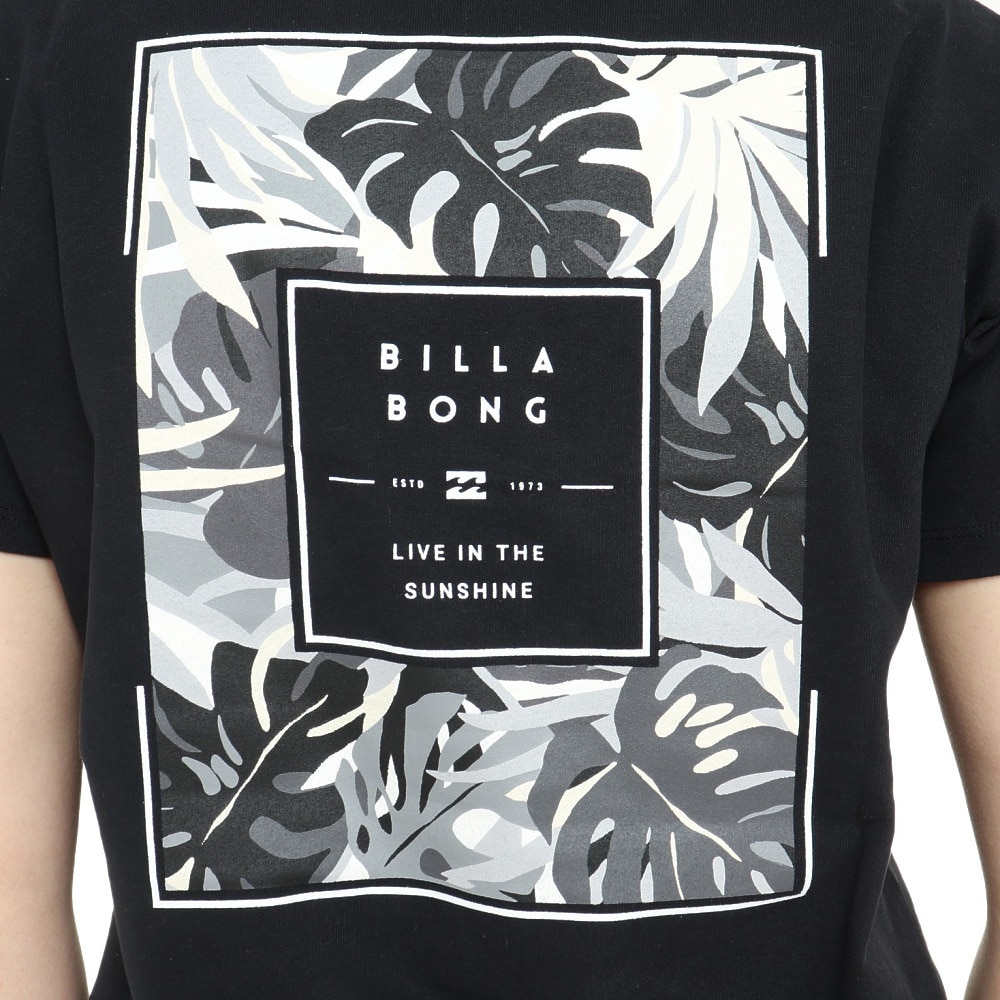 ビラボン（BILLABONG）（レディース）Tシャツ レディース SQUARE PATTEN ロゴ BD013201 BLK