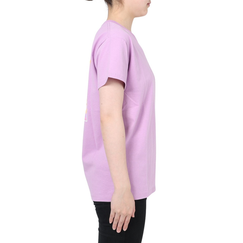 ビラボン（BILLABONG）（レディース）LARGE SQUARE PATTEN LOGO Tシャツ BD013201 PGR0