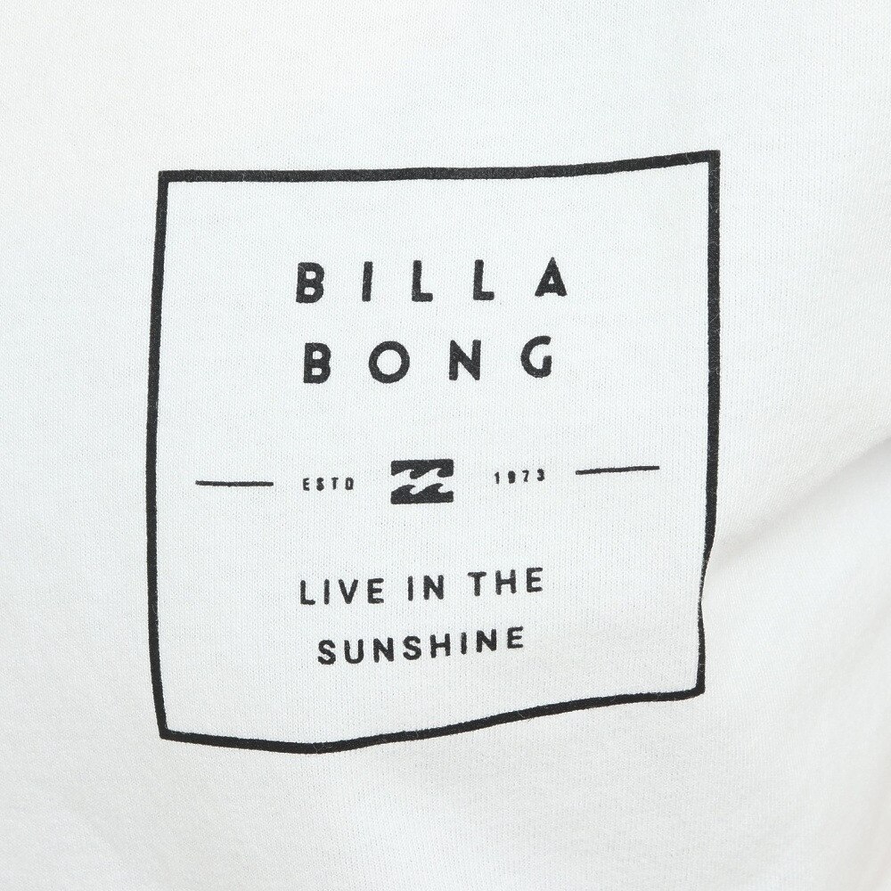 ビラボン（BILLABONG）（レディース）Tシャツ レディース SQUARE PATTEN ロゴ BD013201 WHT