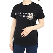 ビラボン（BILLABONG）（レディース）Tシャツ レディース パターン ロゴポケット BD013203 BLK
