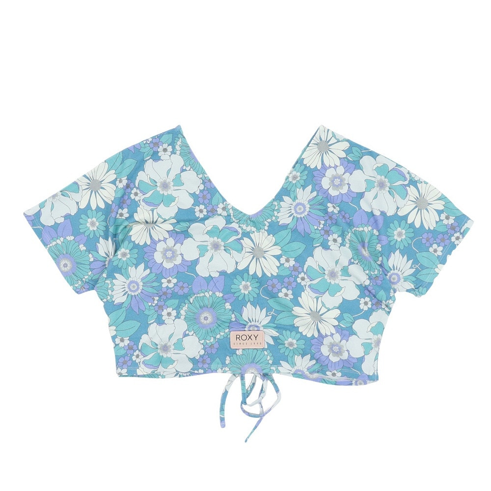 ロキシー（ROXY）（レディース）半袖シャツレディース TVINTAGE FLOWER クロップド トップ RDK232023 BLU