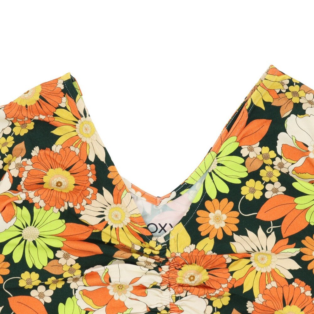 ロキシー（ROXY）（レディース）半袖シャツレディース VINTAGE FLOWER クロップド トップ RDK232023 GRN