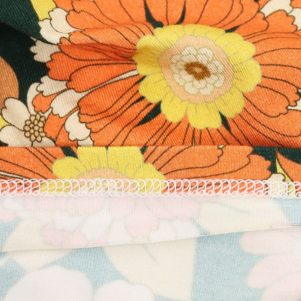 ロキシー（ROXY）（レディース）半袖シャツレディース VINTAGE FLOWER クロップド トップ RDK232023 GRN