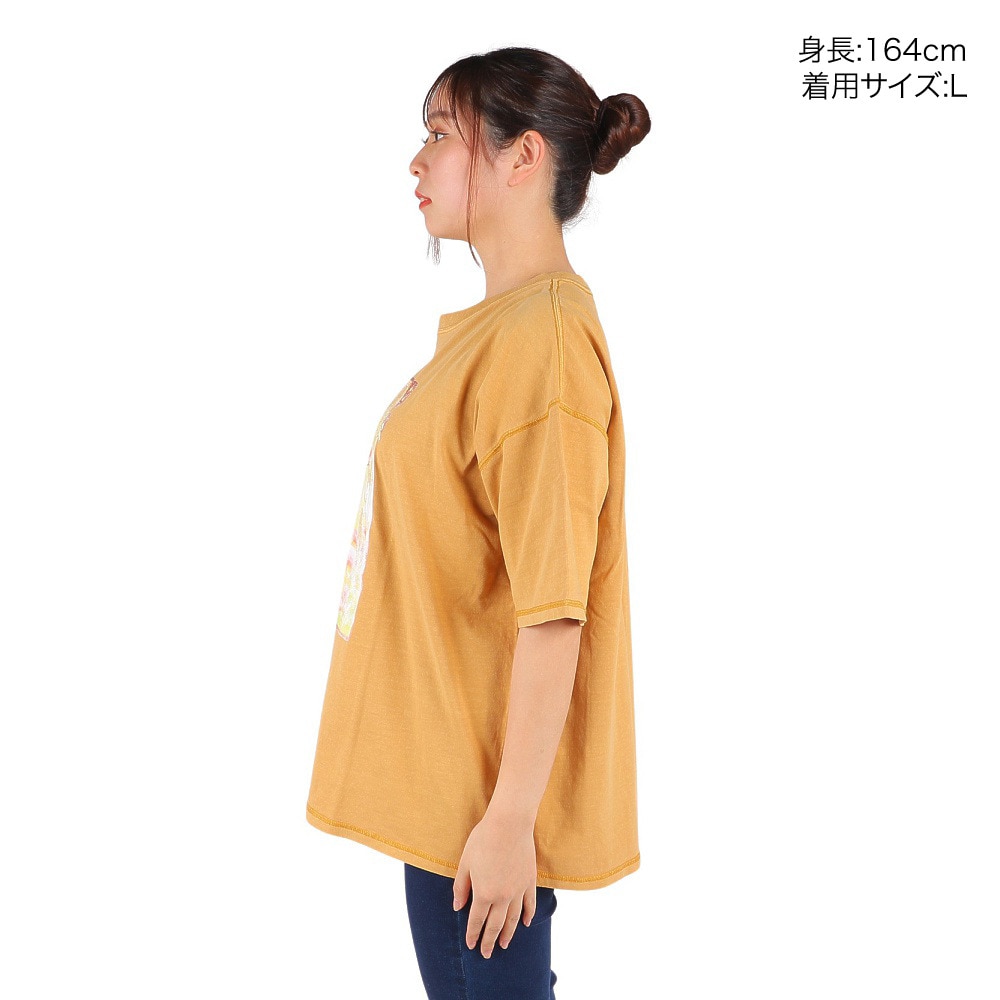 ロキシー（ROXY）（レディース）半袖Tシャツ レディース INTO THE LIGHT ドロップショルダー RST232028 MUS