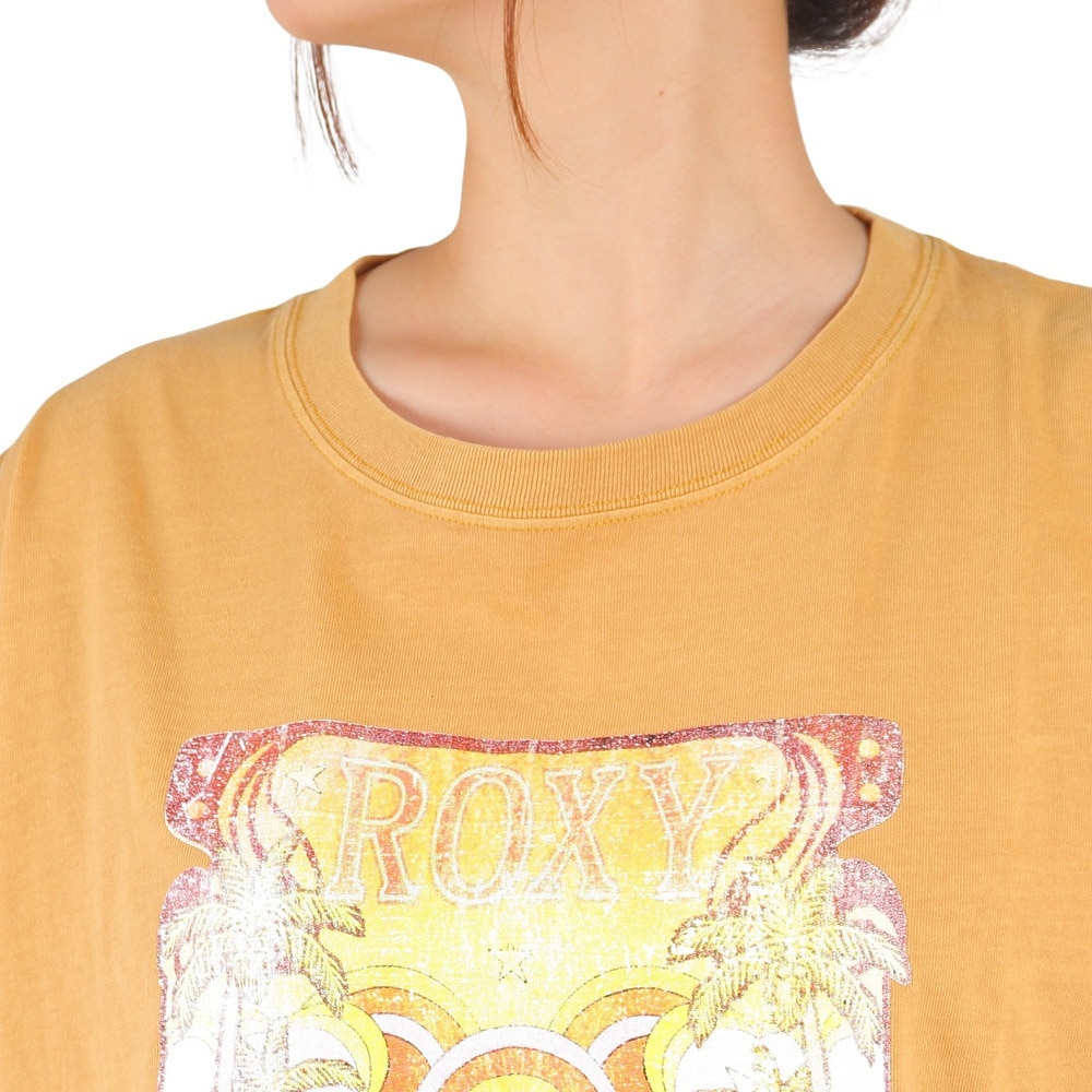 ロキシー（ROXY）（レディース）半袖Tシャツ レディース INTO THE LIGHT ドロップショルダー RST232028 MUS
