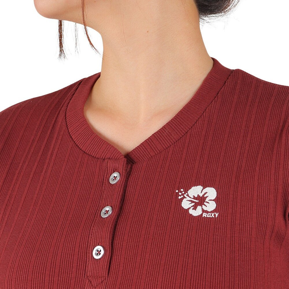 ロキシー（ROXY）（レディース）半袖Tシャツ レディース MY WAY HOME ヘンリーネックトップス RST232031 TRA