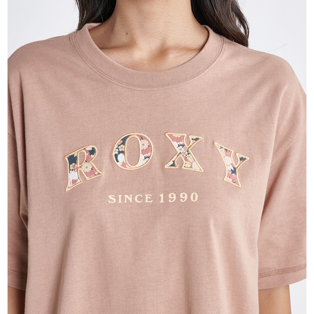 ロキシー（ROXY）（レディース）半袖Tシャツ レディース VINTAGE FLOWER LOGO Tシャツ RST232033 COR