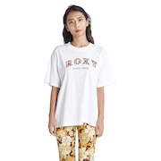 ロキシー（ROXY）（レディース）半袖Tシャツ レディース VINTAGE FLOWER LOGO Tシャツ RST232033 WHT