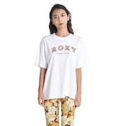 ロキシー(ROXY)(レディース)半袖Tシャツ レディース VINTAGE FLOWER LOGO Tシャツ RST232033 WHT