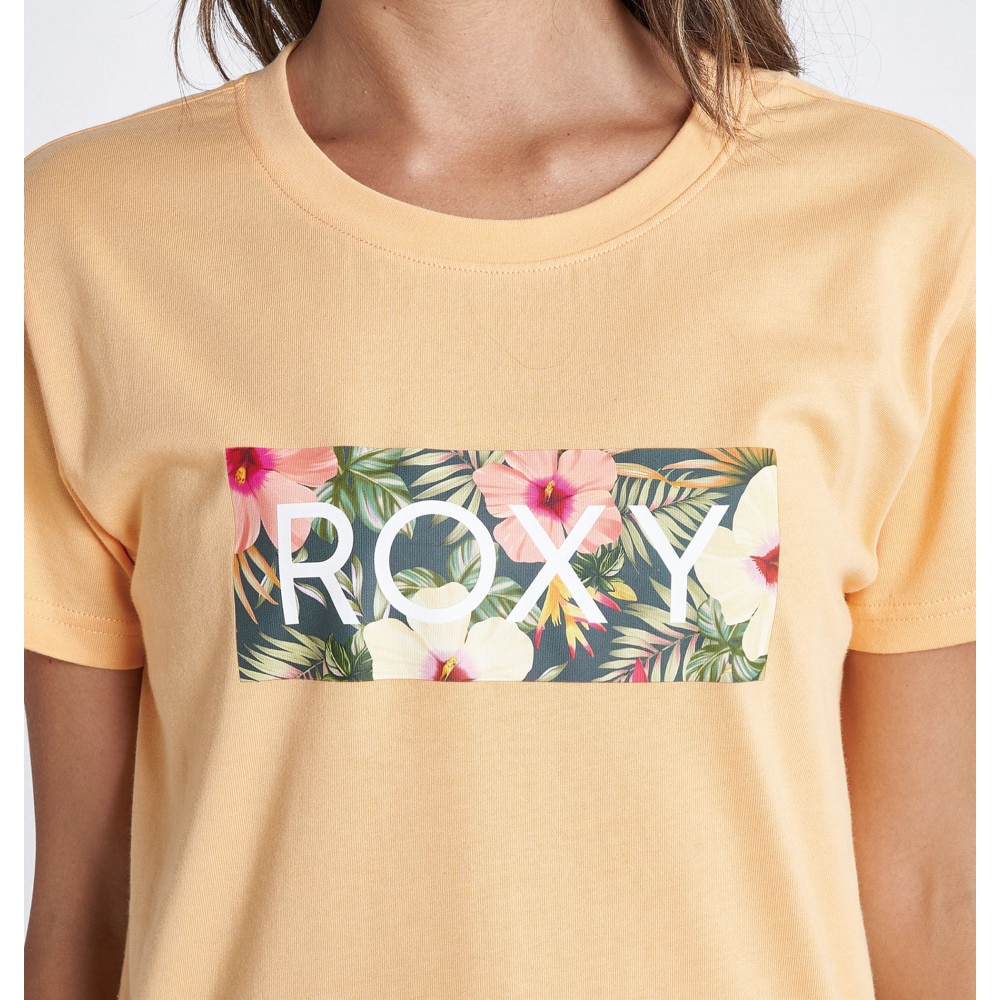 ロキシー（ROXY）（レディース）半袖Tシャツ レディース FIREWORK BOX LOGO Tシャツ RST232034 ORG