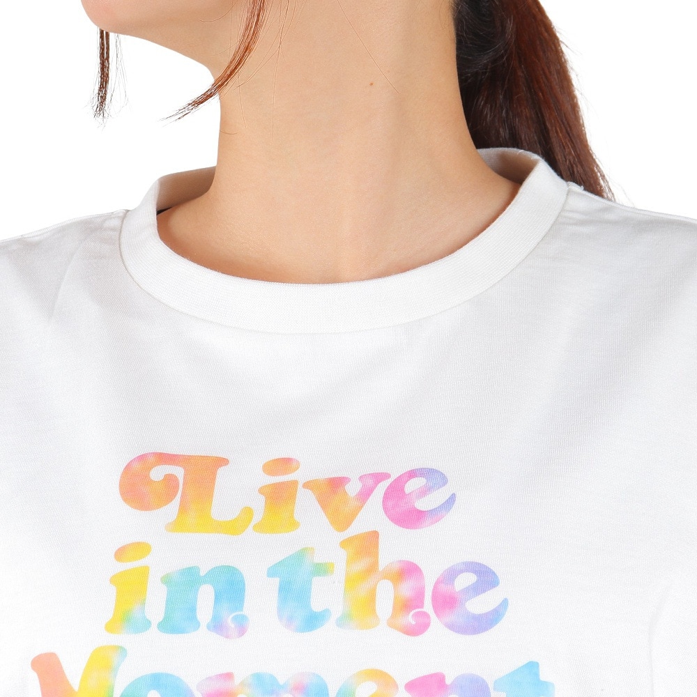 スライド（SLYDE）（レディース）半袖Tシャツ レディース タイダイ ロゴ SL2023SSL-APP002WHT