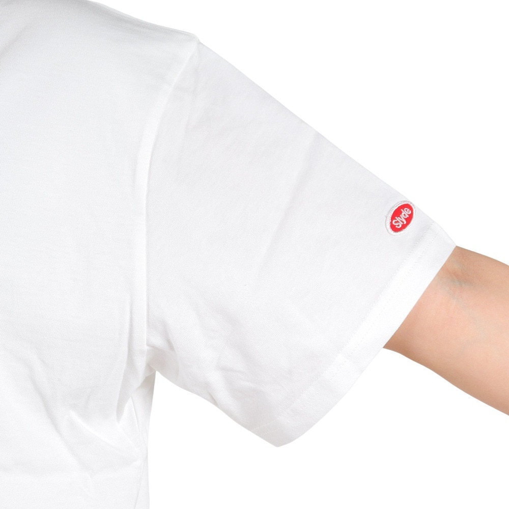 スライド（SLYDE）（レディース）半袖Tシャツ レディース タイダイ ロゴ SL2023SSL-APP002WHT
