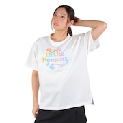 スライド（SLYDE）（レディース）半袖Tシャツ レディース タイダイ ロゴ SL2023SSL-APP002WHT