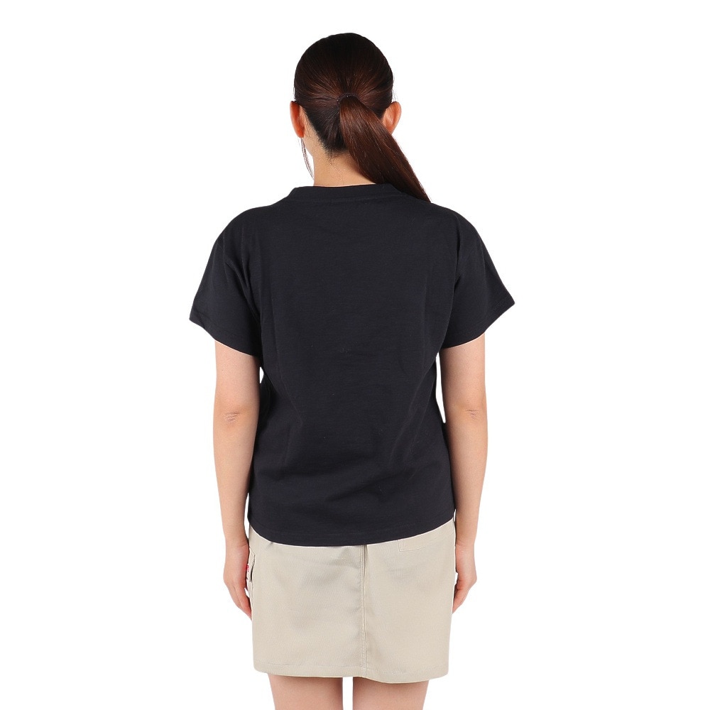 スライド（SLYDE）（レディース）半袖Tシャツ レディース フラワーロゴ SL2023SSL-APP004BLK