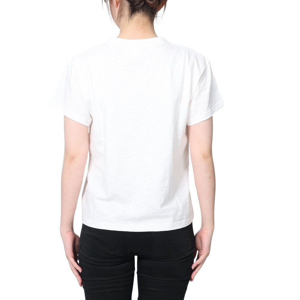 スライド（SLYDE）（レディース）半袖Tシャツ レディース フラワーロゴ SL2023SSL-APP004WHT
