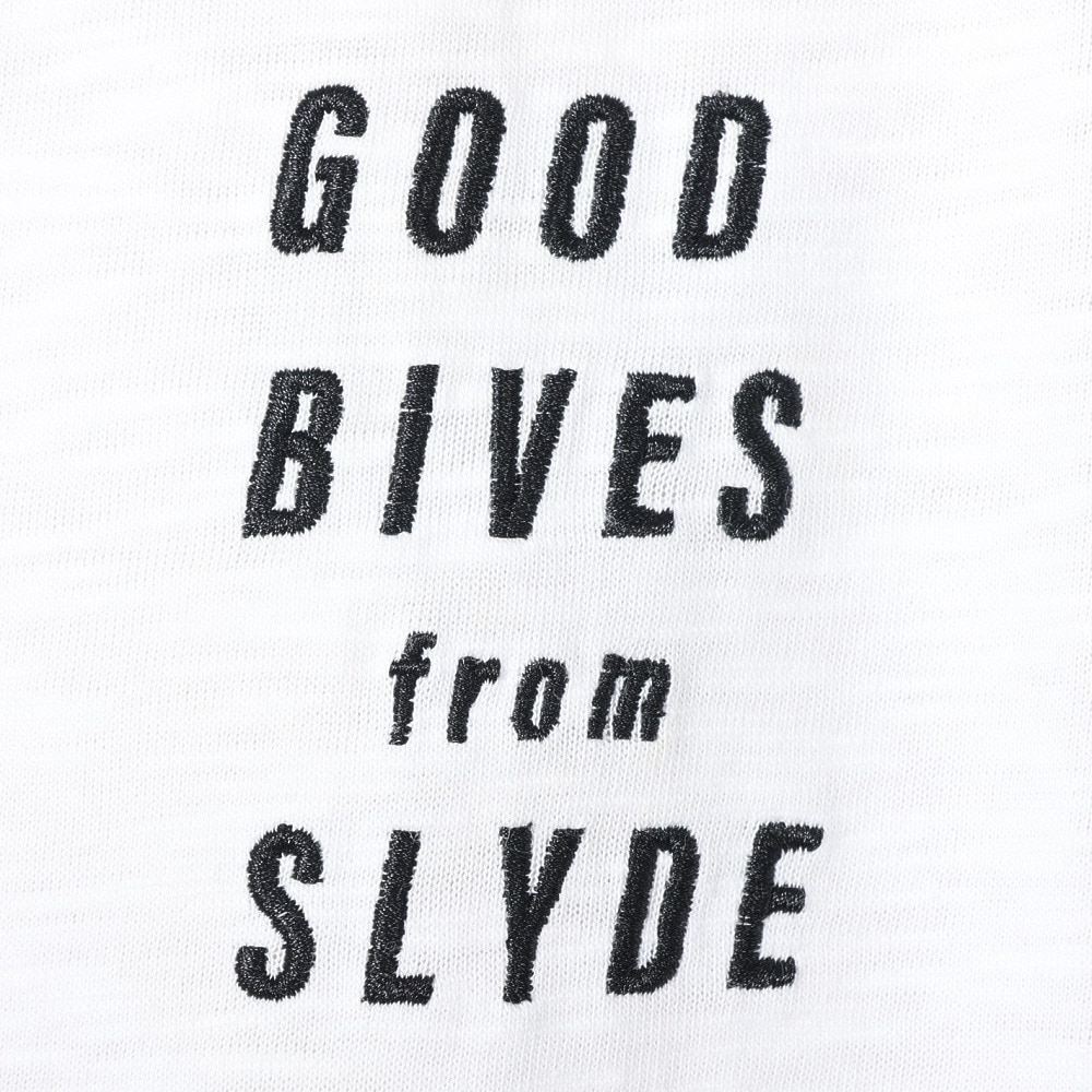 スライド（SLYDE）（レディース）半袖Tシャツ レディース バックプリント チュニック SL2023SSL-APP005WHT
