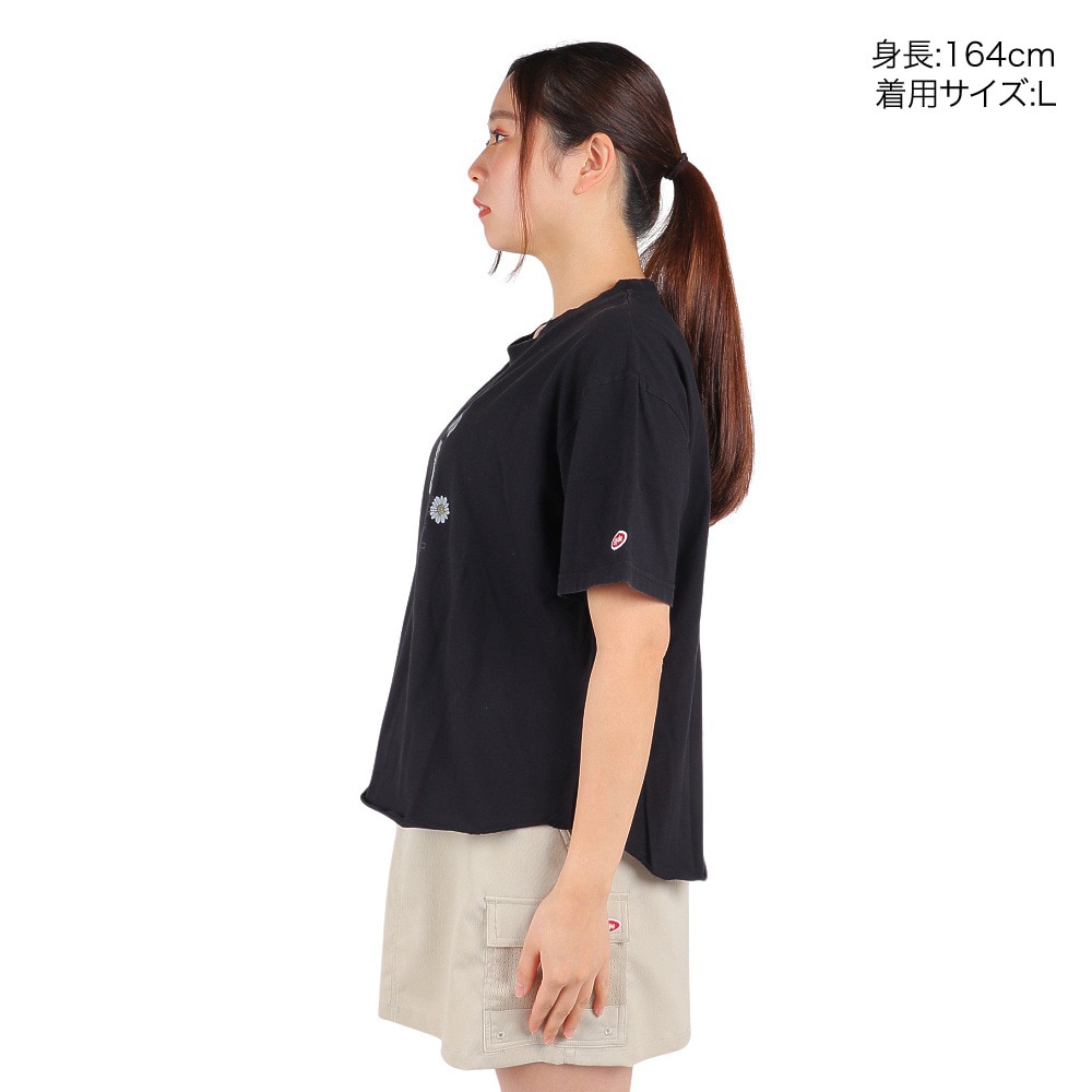 スライド（SLYDE）（レディース）半袖Tシャツ レディース SKATER プリント SL2023SSL-APP007BLK