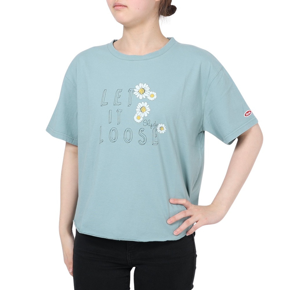 スライド（SLYDE）（レディース）半袖Tシャツ レディース SKATER プリント SL2023SSL-APP007TQG