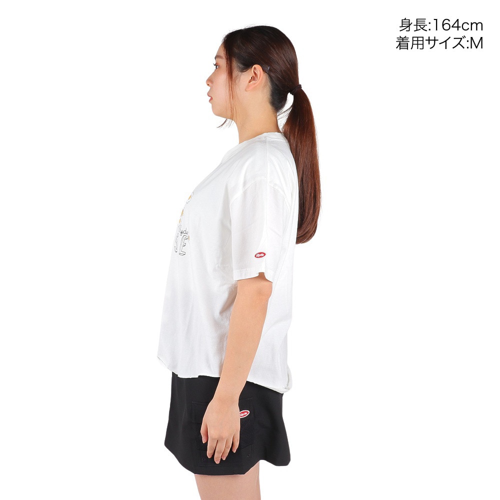 スライド（SLYDE）（レディース）半袖Tシャツ レディース SKATER プリント  SL2023SSL-APP007WHT