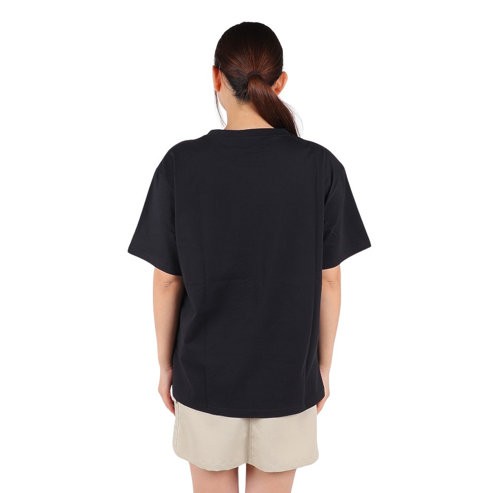 スライド（SLYDE）（レディース）半袖Tシャツ レディース マルチ ライン プリント SL2023SSL-APP008BLK
