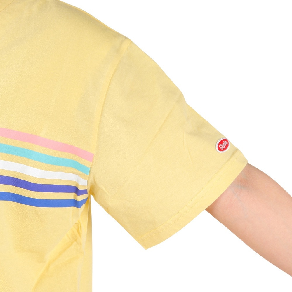 スライド（SLYDE）（レディース）半袖Tシャツ レディース マルチ ライン SL2023SSL-APP008LMN