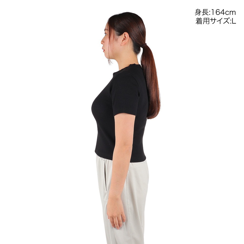 ハーレー（HURLEY）（レディース）半袖Tシャツ レディース RIB ニット WSS2320004-BLK