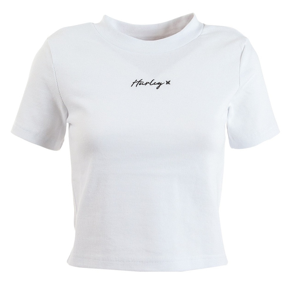 ハーレー（HURLEY）（レディース）半袖Tシャツ レディース RIB ニット WSS2320004-WHT
