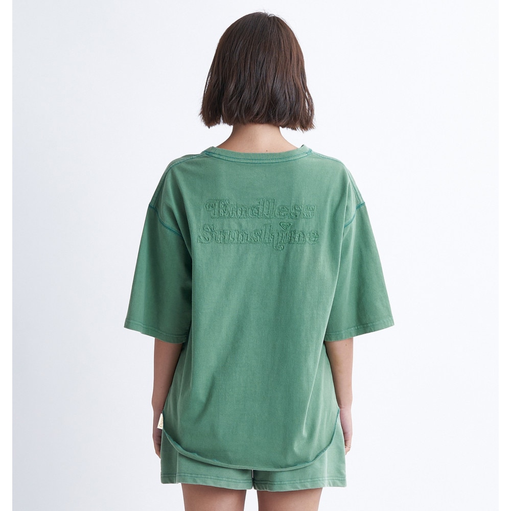 ロキシー（ROXY）（レディース）COLORS オーバーサイズ 半袖Tシャツ 24SPRST241072GRN