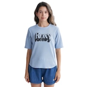 ロキシー（ROXY）（レディース）HUGGABLE ワッフル素材 半袖Tシャツ 24SPRST241076BGR