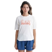 ロキシー（ROXY）（レディース）HUGGABLE ワッフル素材 半袖Tシャツ 24SPRST241076OWT