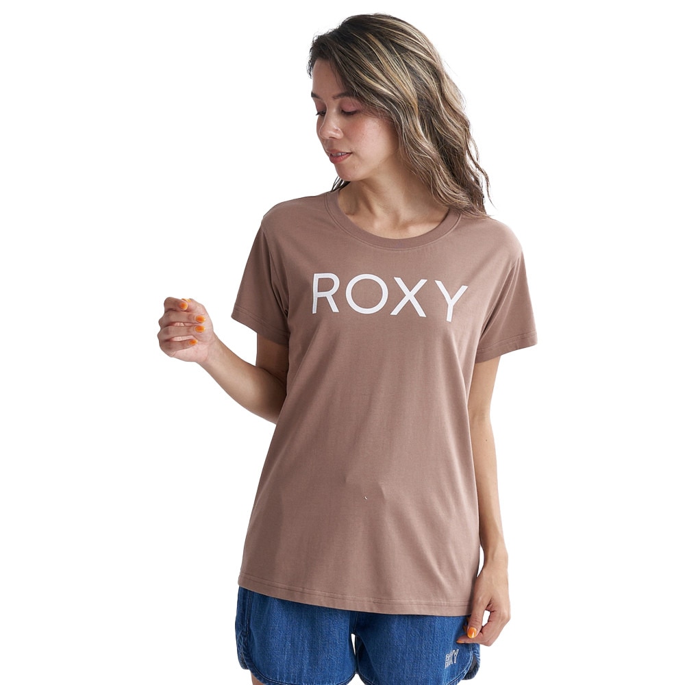 ロキシー（ROXY）（レディース）SPORTS 半袖Tシャツ 24SPRST241079BRN