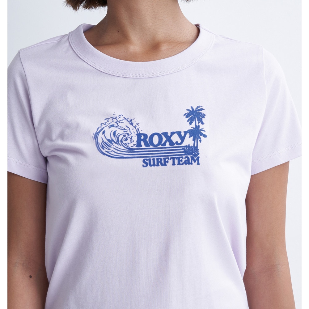 ロキシー（ROXY）（レディース）SURF TEAM 半袖Tシャツ 24SPRST241080LAV