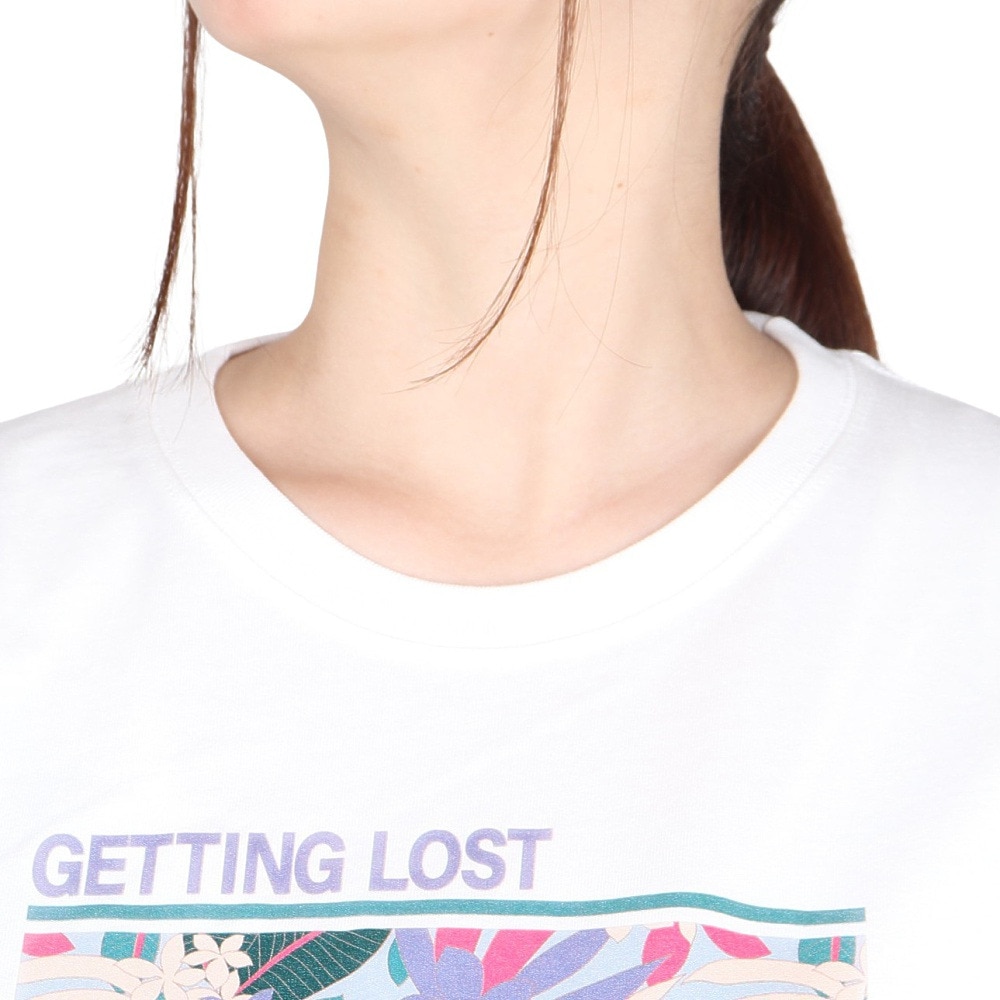 ロキシー（ROXY）（レディース）GETTING LOST IN P 半袖Tシャツ 24SPRST241601YWHT