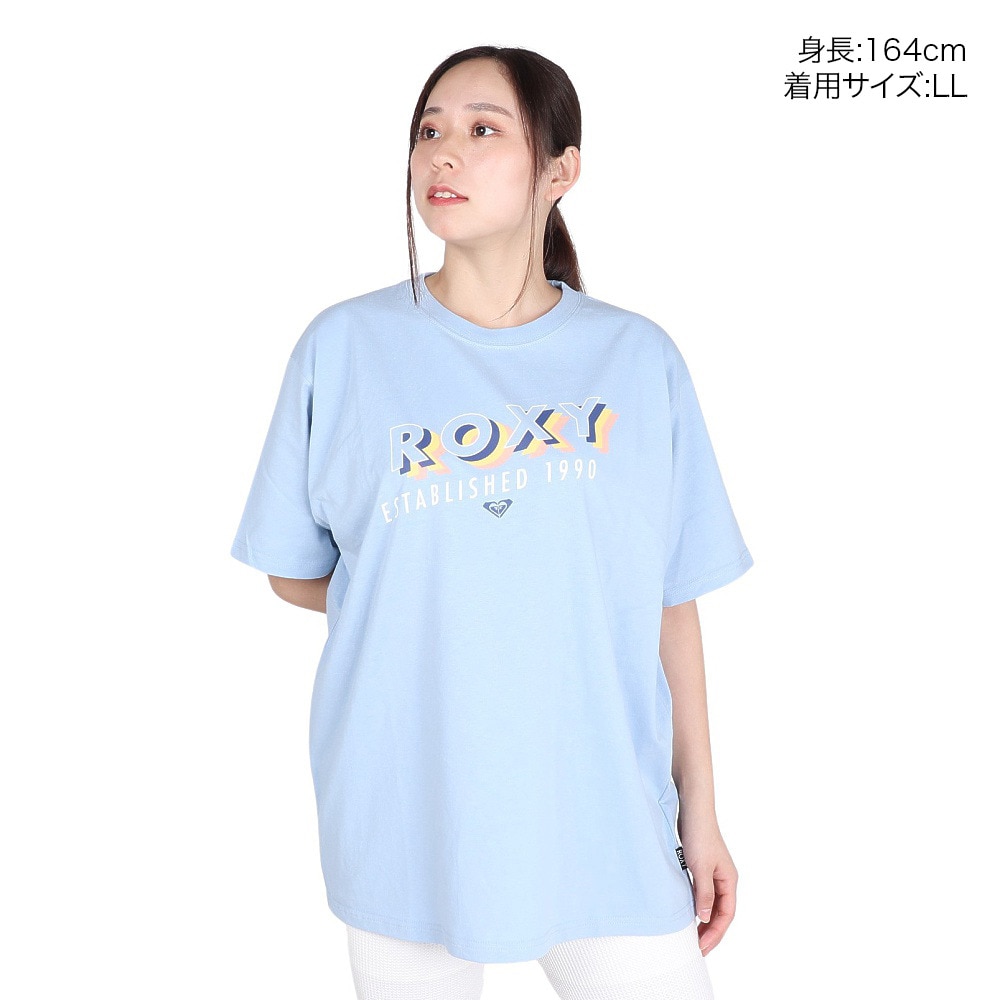 ロキシー（ROXY）（レディース）COLORFUL OVERLAP 半袖Tシャツ 24SPRST241602YBGR