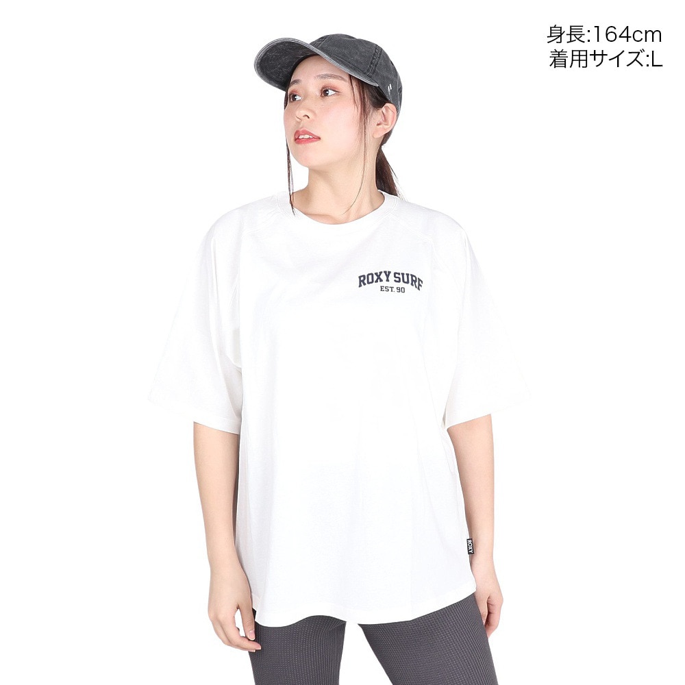 ロキシー（ROXY）（レディース）SURF RAGLAN 半袖Tシャツ 24SPRST241605YWHT