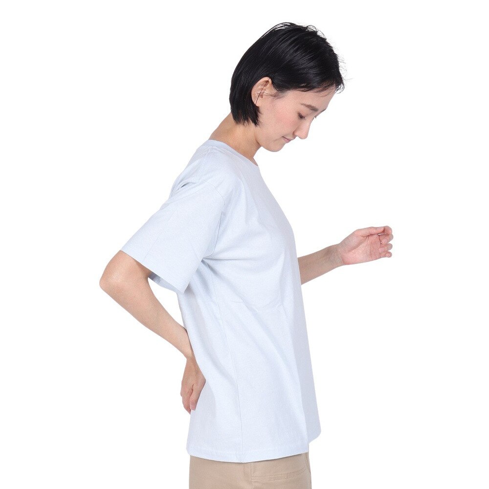 ルーカ（RVCA）（レディース）tシャツ 半袖 ブルー 青 サンセット ST 半袖Tシャツ BE043212 BES0