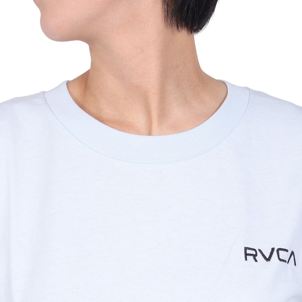 ルーカ（RVCA）（レディース）tシャツ 半袖 ブルー 青 サンセット ST 半袖Tシャツ BE043212 BES0