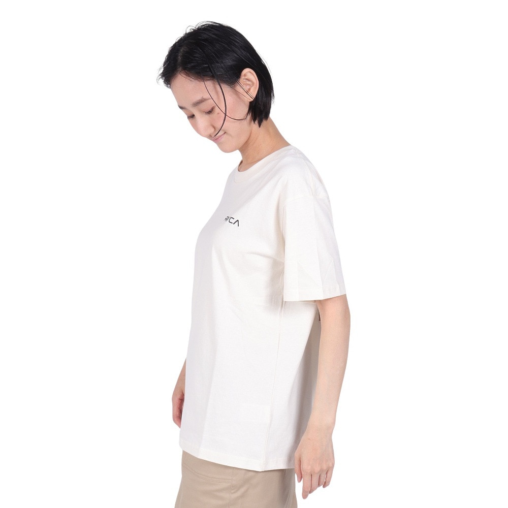 ルーカ（RVCA）（レディース）tシャツ 半袖 ホワイト 白 サンセット ST 半袖Tシャツ BE043212 CLO