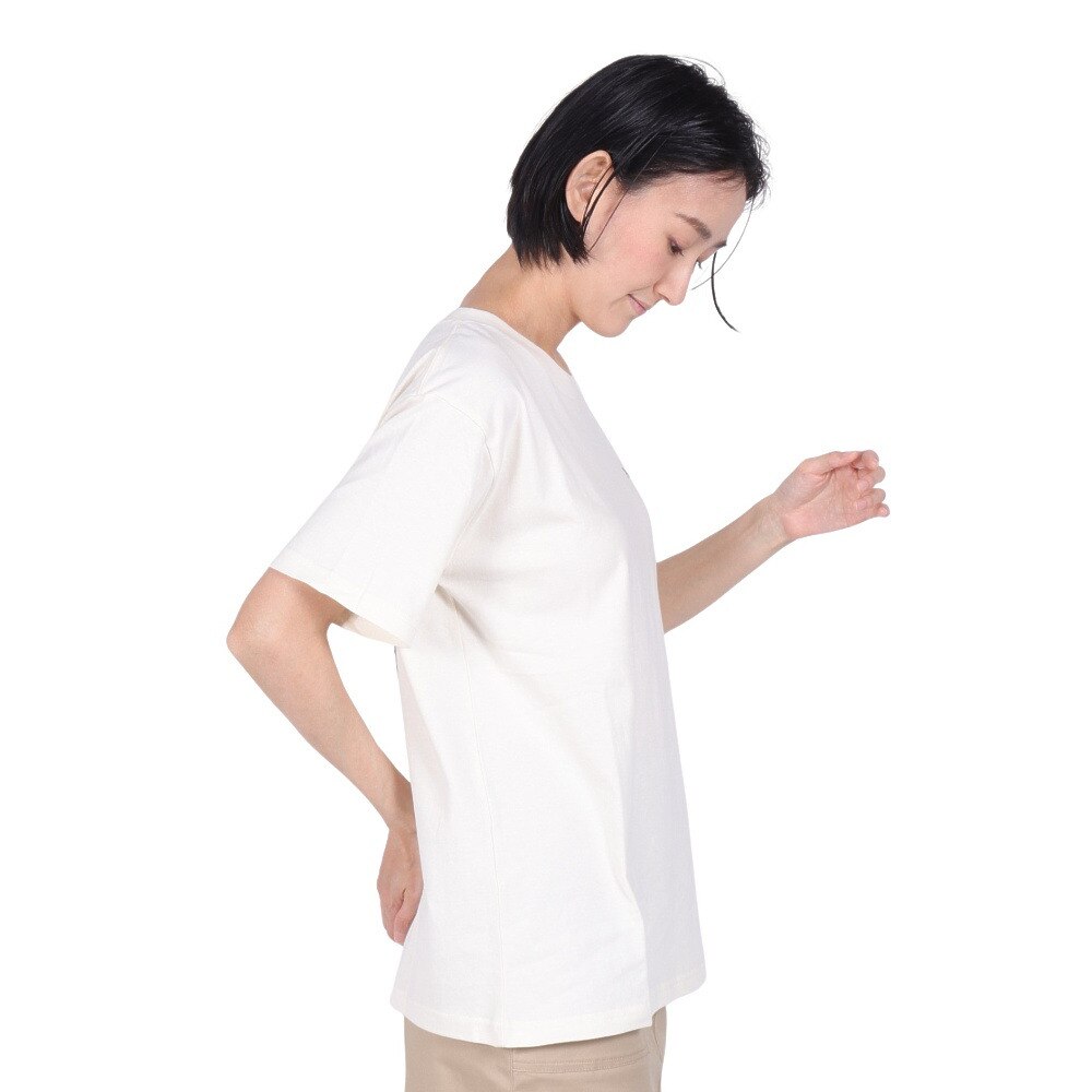 ルーカ（RVCA）（レディース）tシャツ 半袖 ホワイト 白 サンセット ST 半袖Tシャツ BE043212 CLO